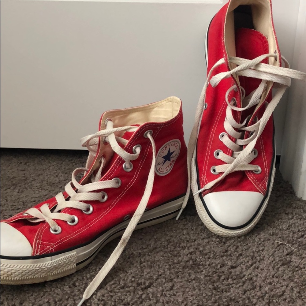 Red Chuck Taylor Converse